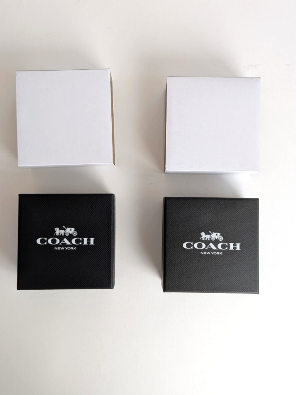 Coach Small Black Gift Boxes - set of 2 - Picture 7 of 8
